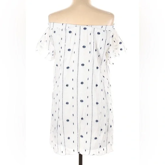 Short sleeve striped casual dress - Picture 3 of 3